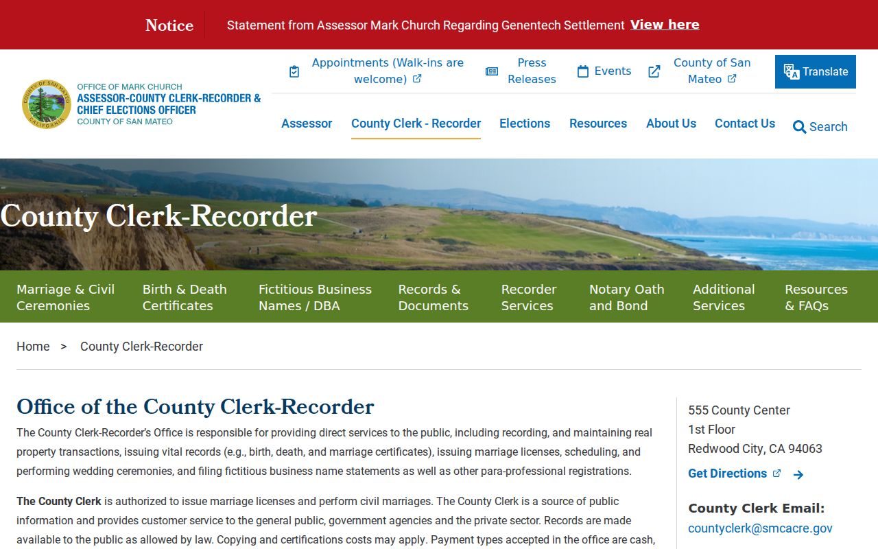 San Carlos residents directory county records services