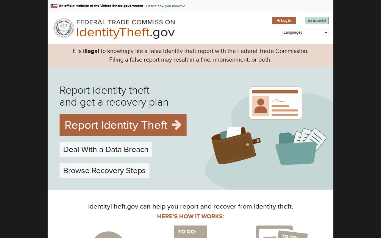 San Carlos neighbors federal identity theft recovery