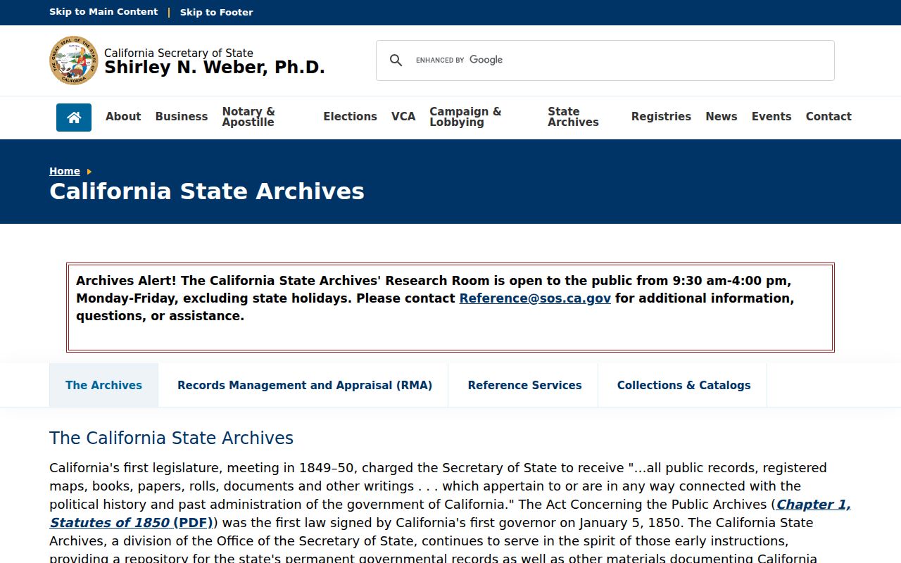 San Carlos previous residents state archive records
